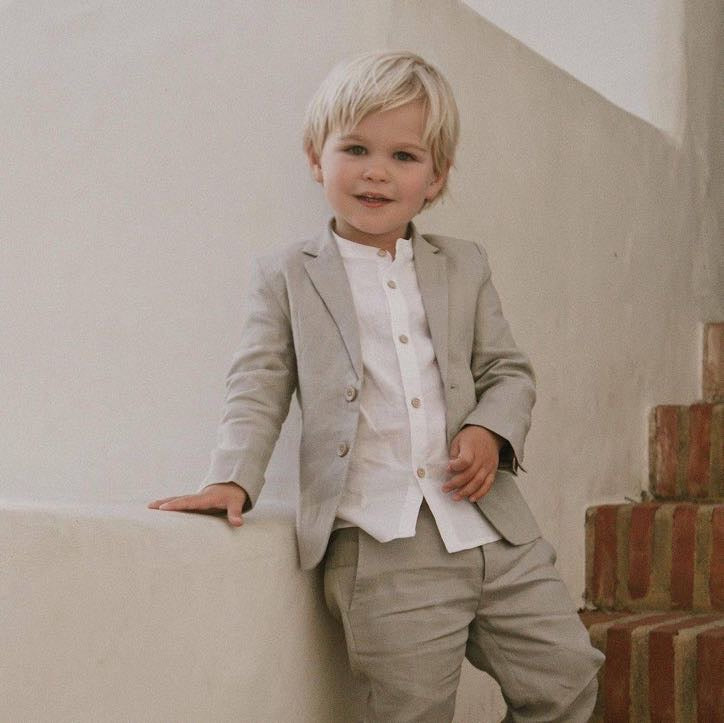 Boys Linen Set with trousers