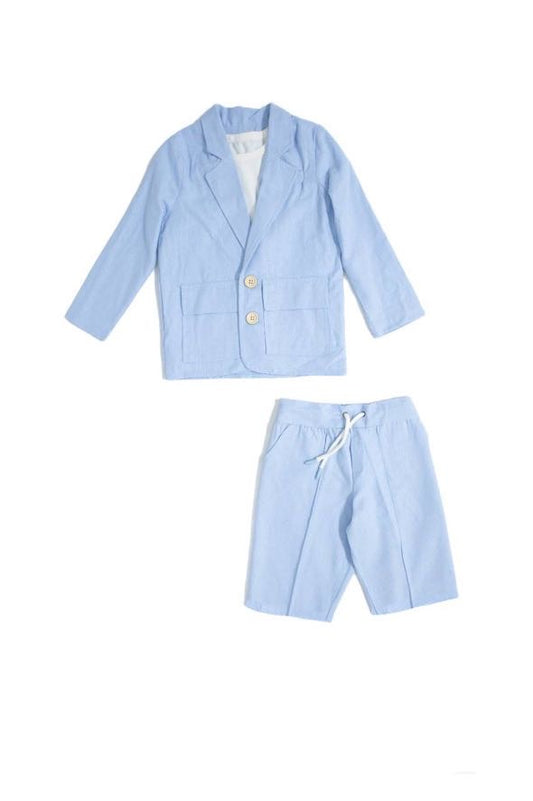 Boys Linen Set with shorts