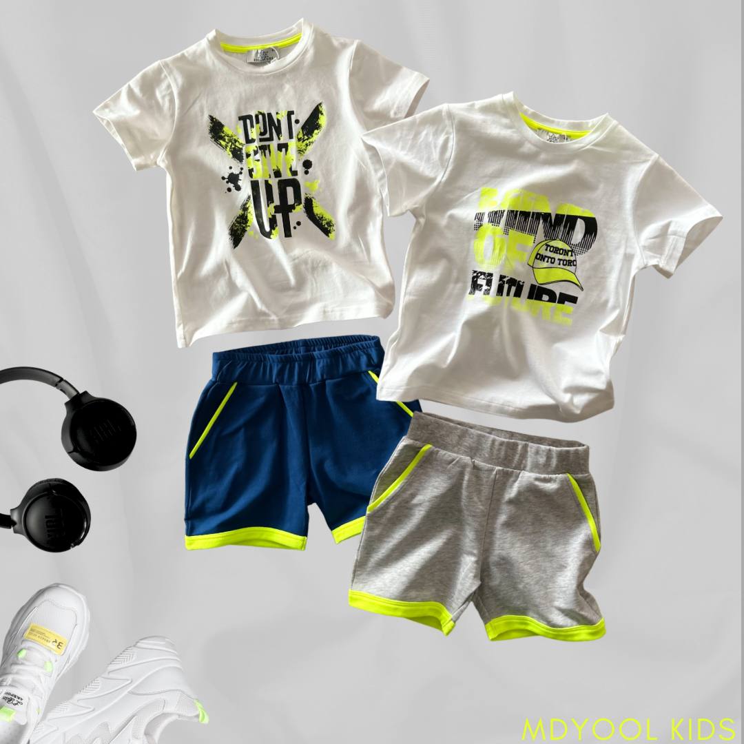 Boys NEON set with shorts